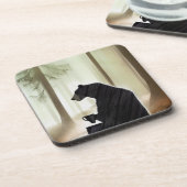 Beer Drink koffie in de Bossen Bier Onderzetter (Linkerzijde)