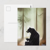 Beer Drink koffie in de Bossen Briefkaart (Voorkant / Achterkant)