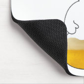 Beer Drink Snowman Mousepad Muismat (Hoek)