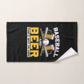 Beer Drinker Baseball Beer Humor Birthday Handdoek (Handdoek)