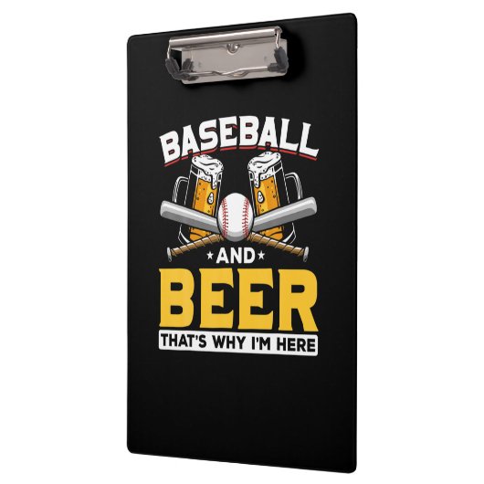 Beer Drinker Baseball Beer Humor Birthday Klembord (Links)