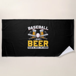 Beer Drinker Baseball Beer Humor Birthday Strandlaken