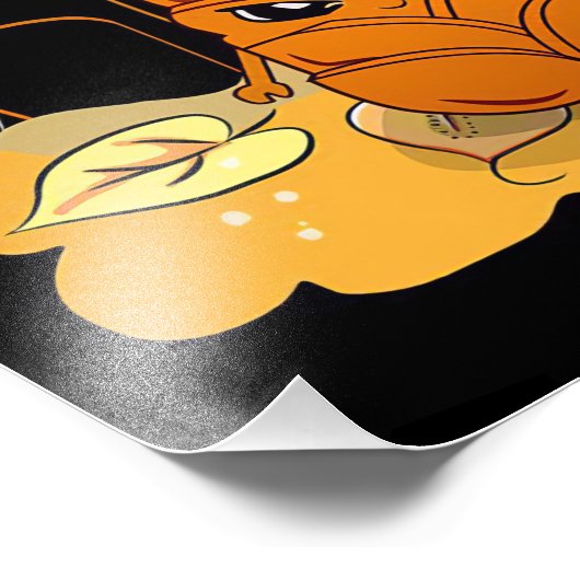 Beer Drinker Beer Happy Halloween Foto Afdruk (Hoek)