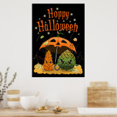 Beer Drinker Beer Happy Halloween Poster (Keuken)
