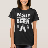 Beer Drinker Beer  Hops Beer Bottles Beer T-shirt (Voorkant)
