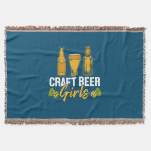 Beer Drinker Craft Beer Girls Birthday Deken