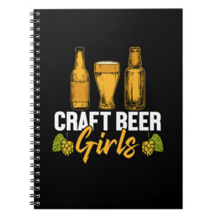 Beer Drinker Craft Beer Girls Birthday Notitieboek