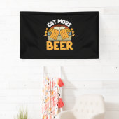Beer Drinker Eat More Beer Funny Drinking Birthday Spandoek (Insitu)