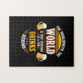 Beer Drinker Everyone is a Few Drinks Behind Birth Legpuzzel (Horizontaal)