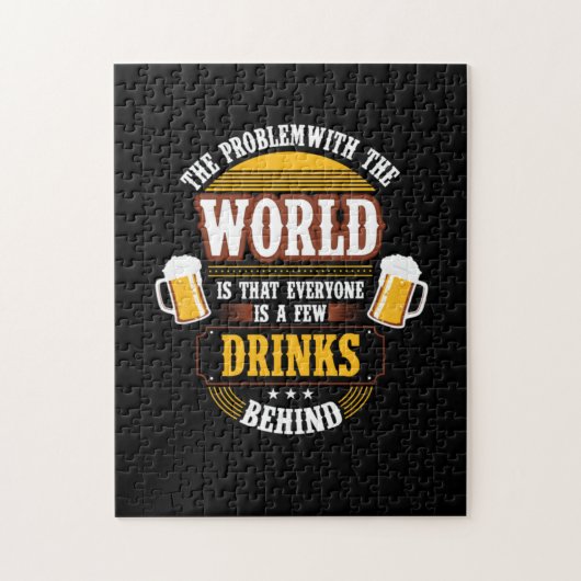 Beer Drinker Everyone is a Few Drinks Behind Birth Legpuzzel (Verticaal)