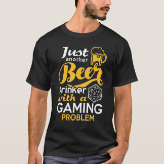 Beer Drinker Gaming Probleem met tabletop Board ga T-shirt