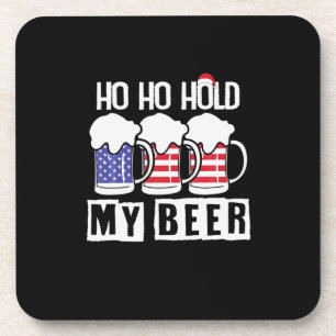 Beer Drinker Ho Hold My Beer USA Birthday Bier Onderzetter
