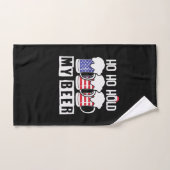 Beer Drinker Ho Hold My Beer USA Birthday Handdoek (Handdoek)