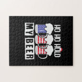 Beer Drinker Ho Hold My Beer USA Birthday Legpuzzel (Horizontaal)