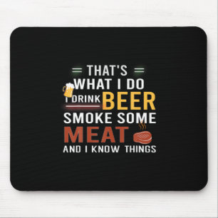 Beer Drinker I Drink Beer Smoke Some Meat Birthday Muismat