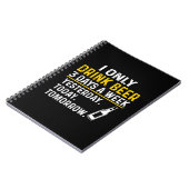 Beer Drinker I Only Drink Beer Birthday Notitieboek (Linkerzijde)