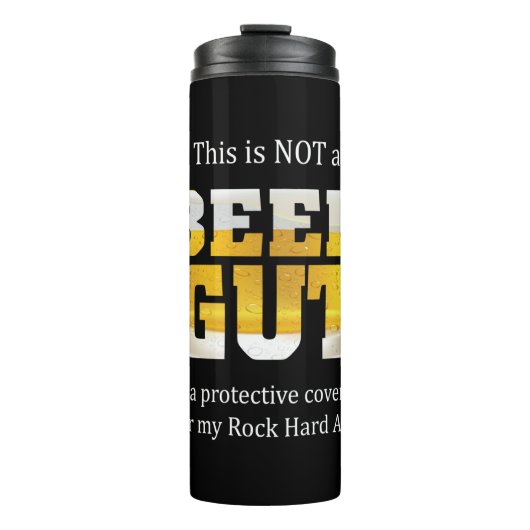Beer Drinker Not a BEER GUT Birthday Thermosbeker (Voorkant)