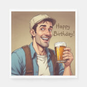 Beer Drinker Servet (Voorkant)