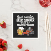 Beer Drinker With A Mowing Problem Lawn Mowing Gif Servet (Insitu)