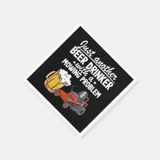 Beer Drinker With A Mowing Problem Lawn Mowing Gif Servet (Hoek)