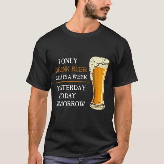 Beer Drinker's T-shirt (Voorkant)