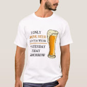 Beer Drinker's T-shirt (Voorkant)