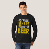 Beer Drinking Alcohol Drinkers Men Women T-shirt (Voorkant volledig)
