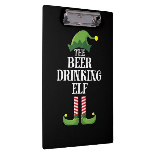 Beer Drinking Christmas Birthday Klembord (Rechts)