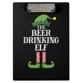 Beer Drinking Christmas Birthday Klembord (Voorkant)