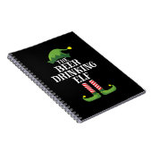 Beer Drinking Christmas Birthday Notitieboek (Rechterzijde)