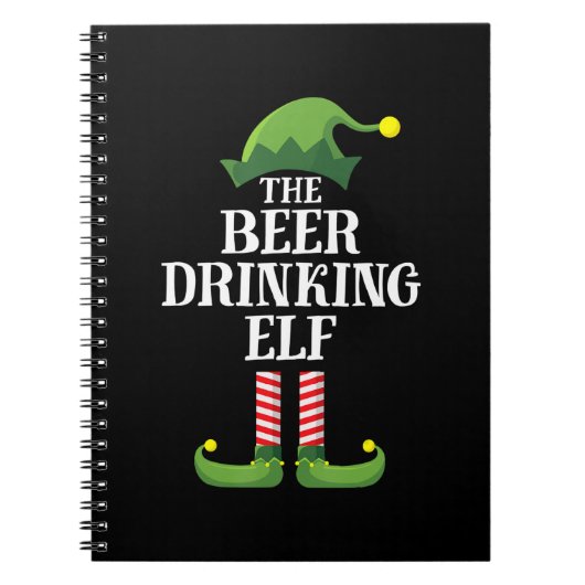 Beer Drinking Christmas Birthday Notitieboek (Voorkant)