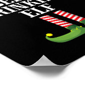 Beer Drinking Christmas Birthday Poster (Hoek)