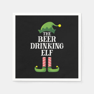 Beer Drinking Christmas Birthday Servet