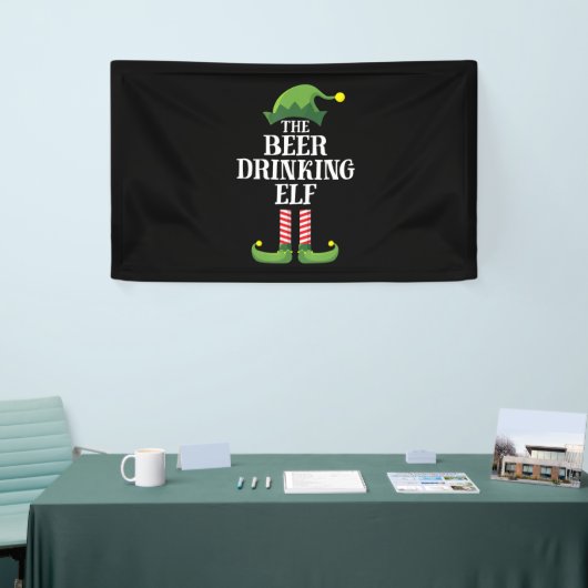 Beer Drinking Christmas Birthday Spandoek (Beurs)