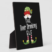 Beer Drinking Elf Group Christmas Birthday Fotoplaat (Zijkant)
