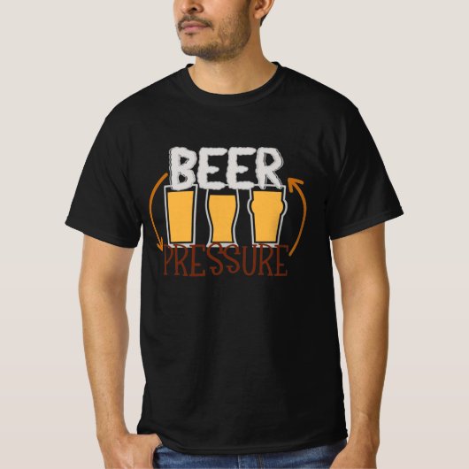 BEER DRUK T-SHIRT (Voorkant)