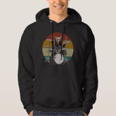 Beer Drummer die Drums Mannen Hoodie (Voorkant)