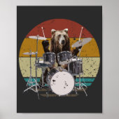 Beer Drummer-speldrums Poster (Voorkant)