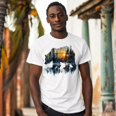 Beer Dubbele blootstelling T-shirt