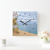 BEER DUNES OVERLOPENDE LAKE MICHIGAN VIERKANTE KLOK (Huis)