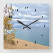 BEER DUNES OVERLOPENDE LAKE MICHIGAN VIERKANTE KLOK (Voorkant)