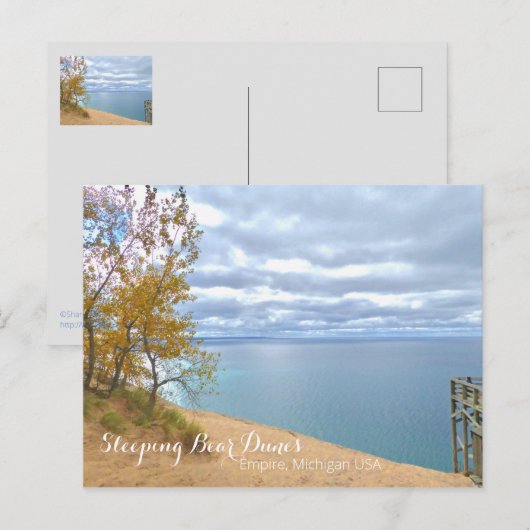 BEER-DUNES/UITZICHT VAN SOORTGELIJK MICHIGAN UIT D BRIEFKAART (Voorkant / Achterkant)