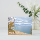 BEER-DUNES/UITZICHT VAN SOORTGELIJK MICHIGAN UIT D BRIEFKAART (Staand voorkant)