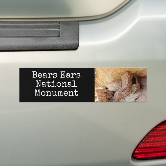 Beer Ears Nationaal Monument Bumpersticker (Op auto)