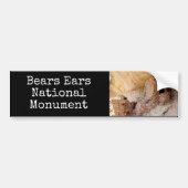 Beer Ears Nationaal Monument Bumpersticker (Voorkant)