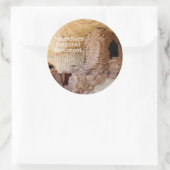 Beer Ears Nationaal Monument Ronde Sticker (Tas)