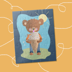 Beer Eating Ice Cream Kind Zomerpuzzel Legpuzzel