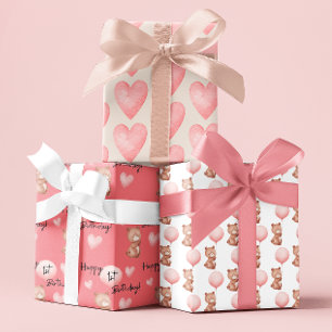 Beer eerste dag papierpakbladen inpakpapier vel