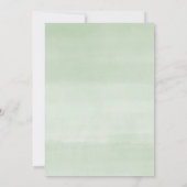 Beer eerste verjaardag groen ballonnen groen bruin kaart (Achterkant)