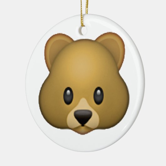 Beer - Emoji Keramisch Ornament (Links)